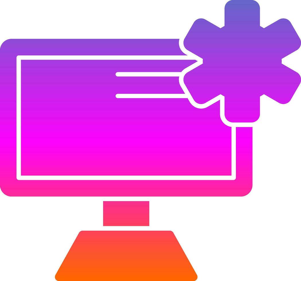 Content Management System Vector Icon Design
