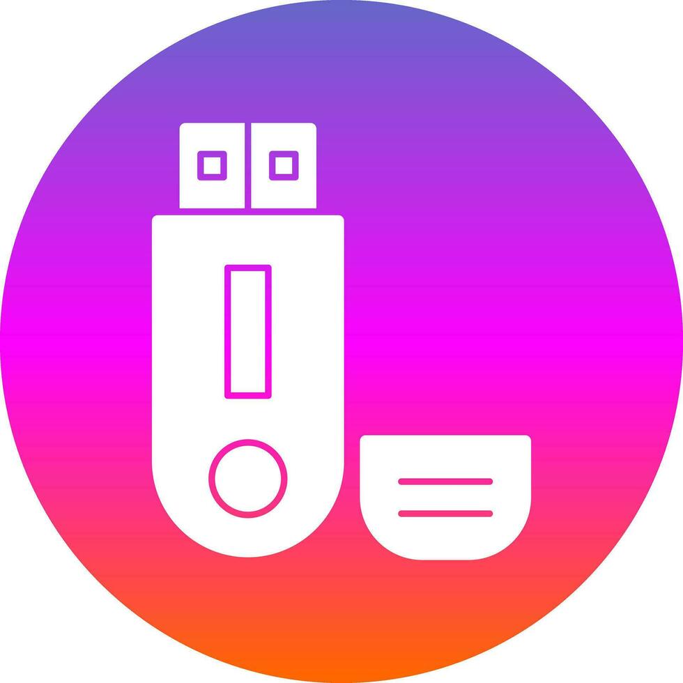 Pendrive Vector Icon Design