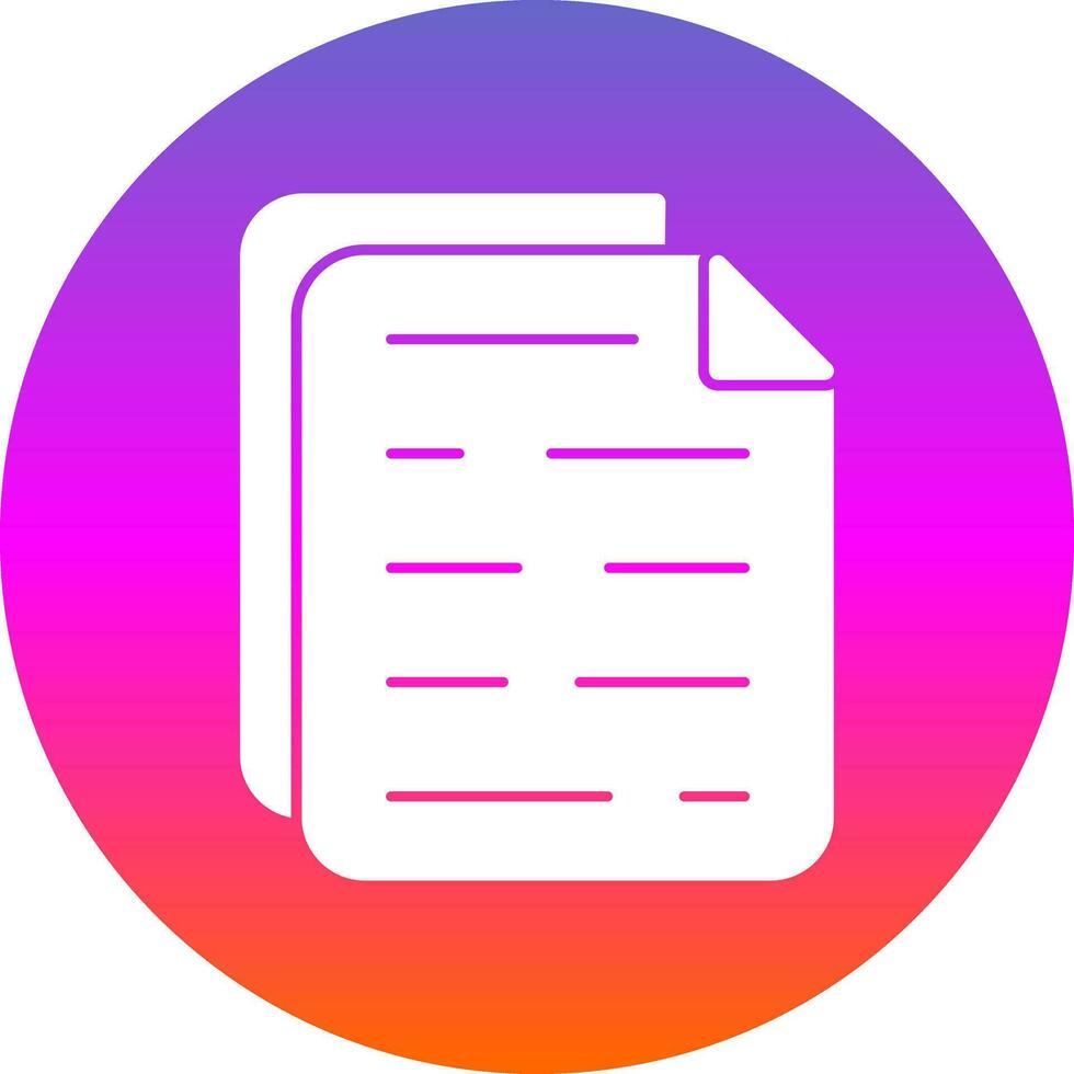 Documents Vector Icon Design