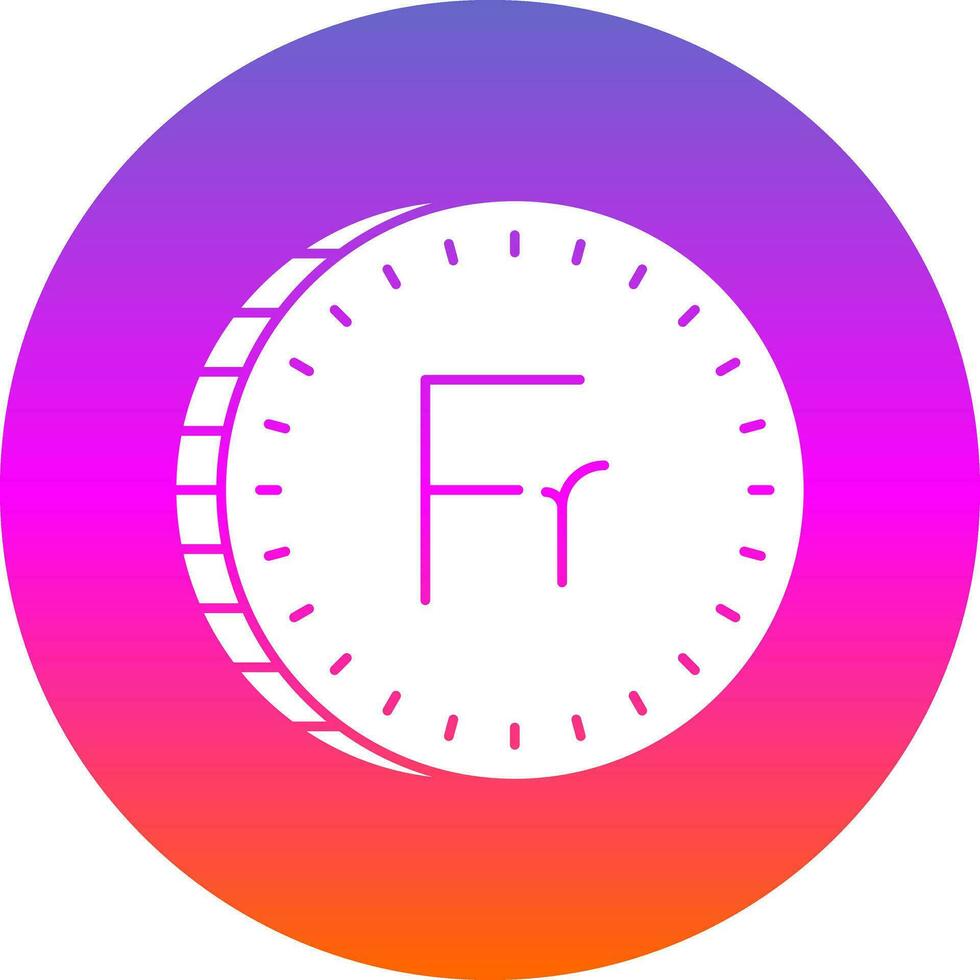 Franc Vector Icon Design