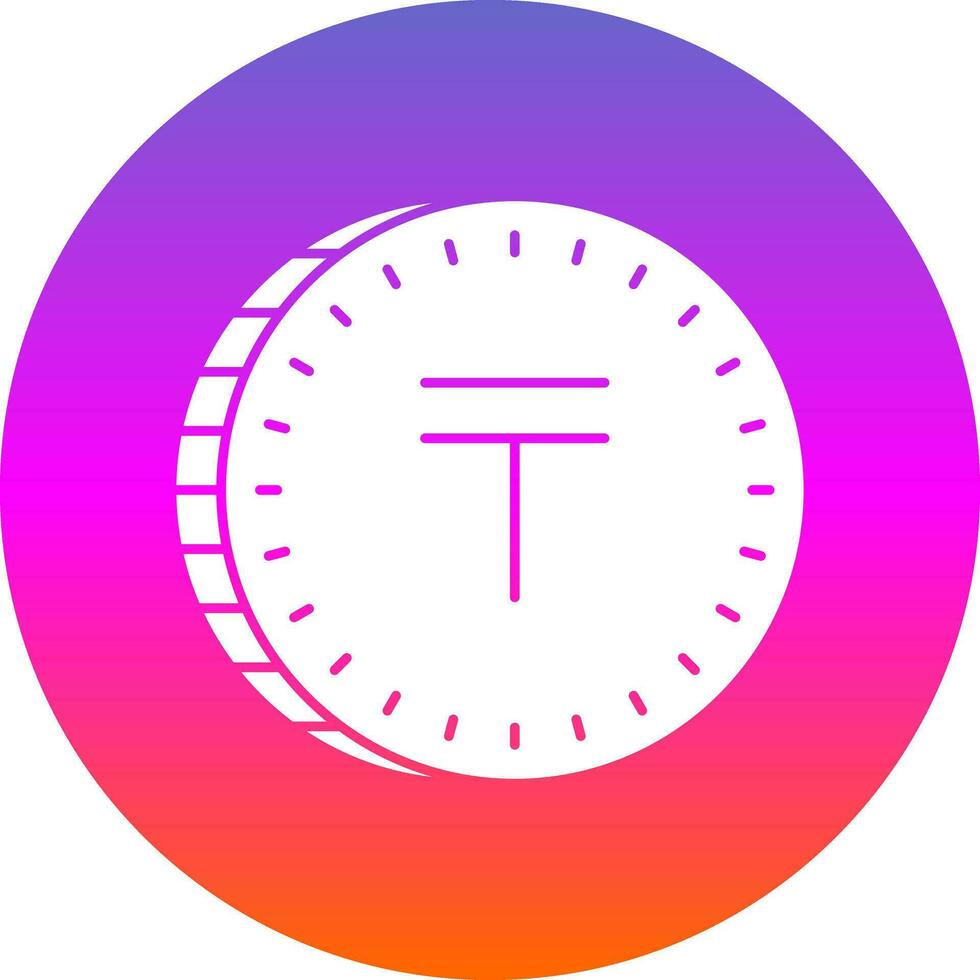 Tenge Vector Icon Design