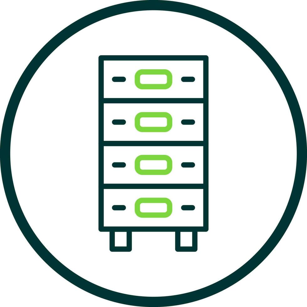 Drawer Vector Icon Design