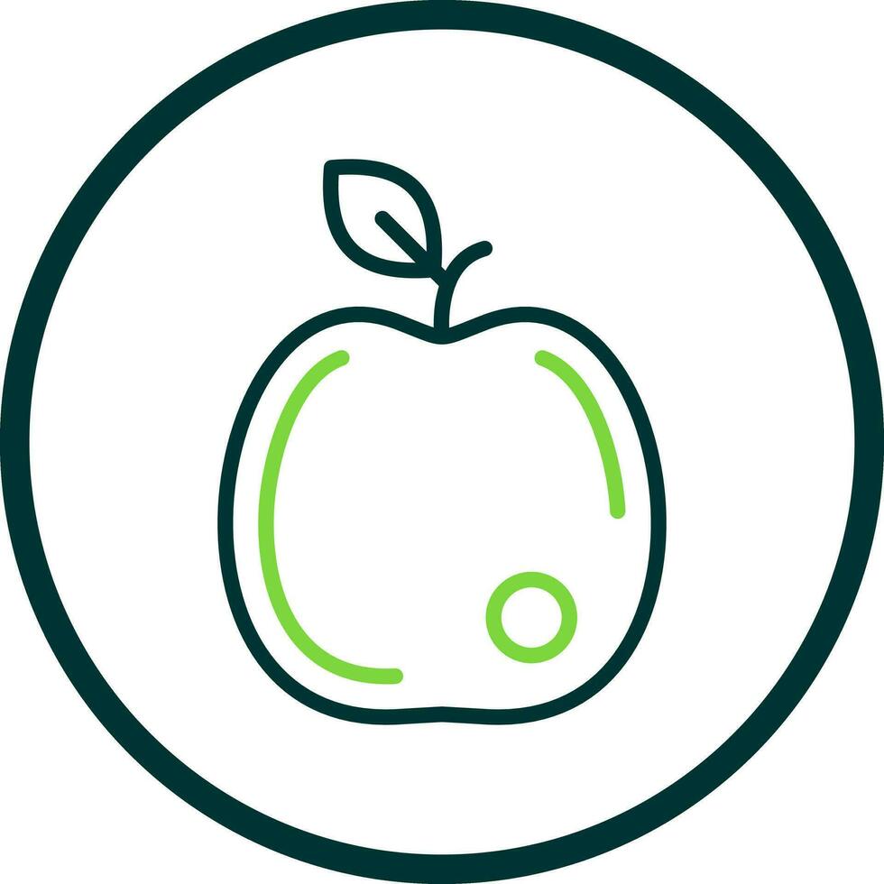 diseño de icono de vector de manzana