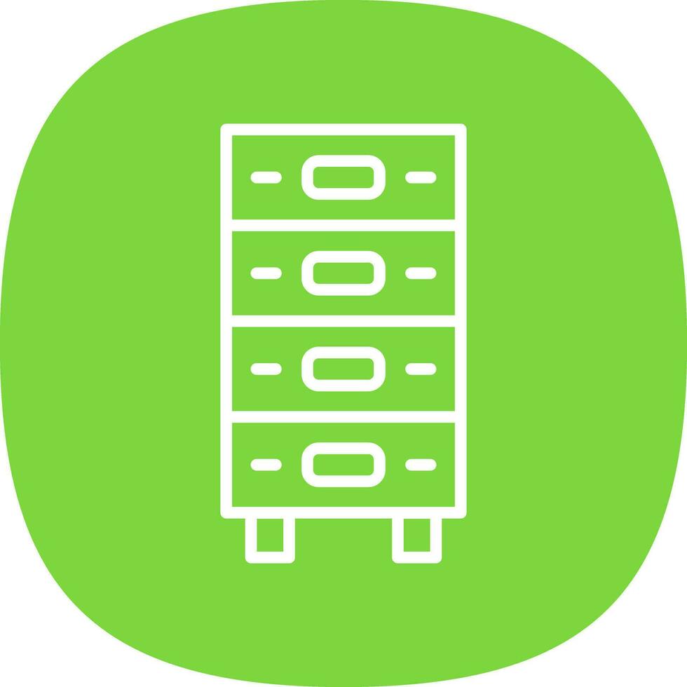 Drawer Vector Icon Design