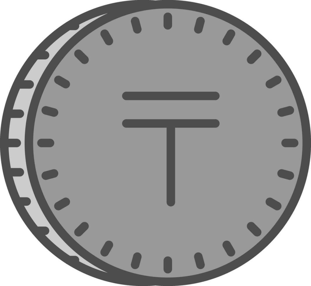 Tenge Vector Icon Design