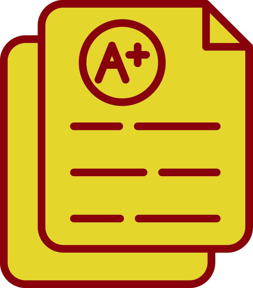 Grades Vector Icon Design