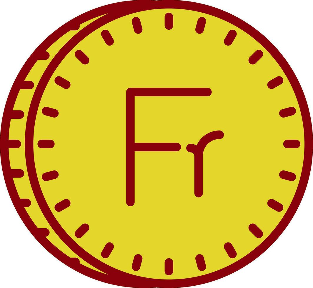 Franc Vector Icon Design