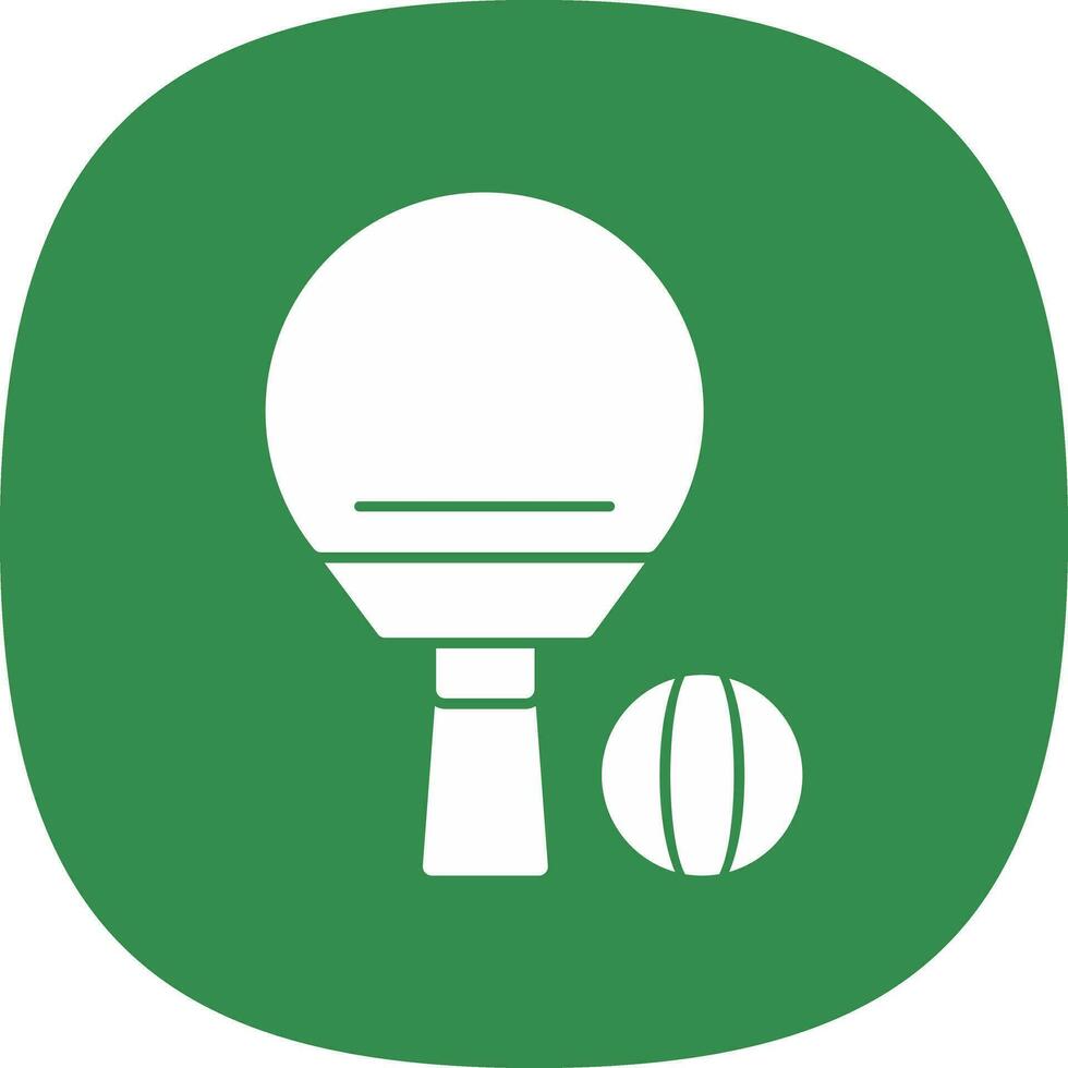 Ping Pong Vector Icon Design