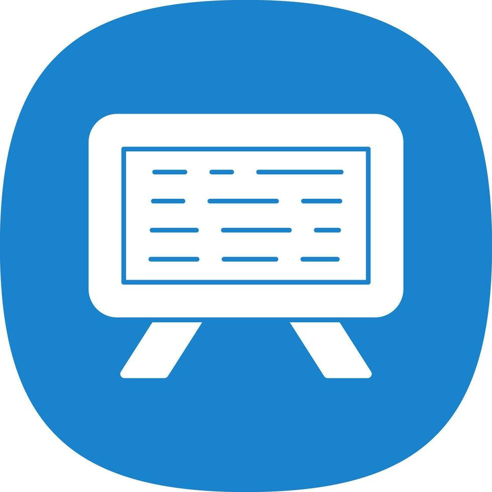 Chalkboard Vector Icon Design