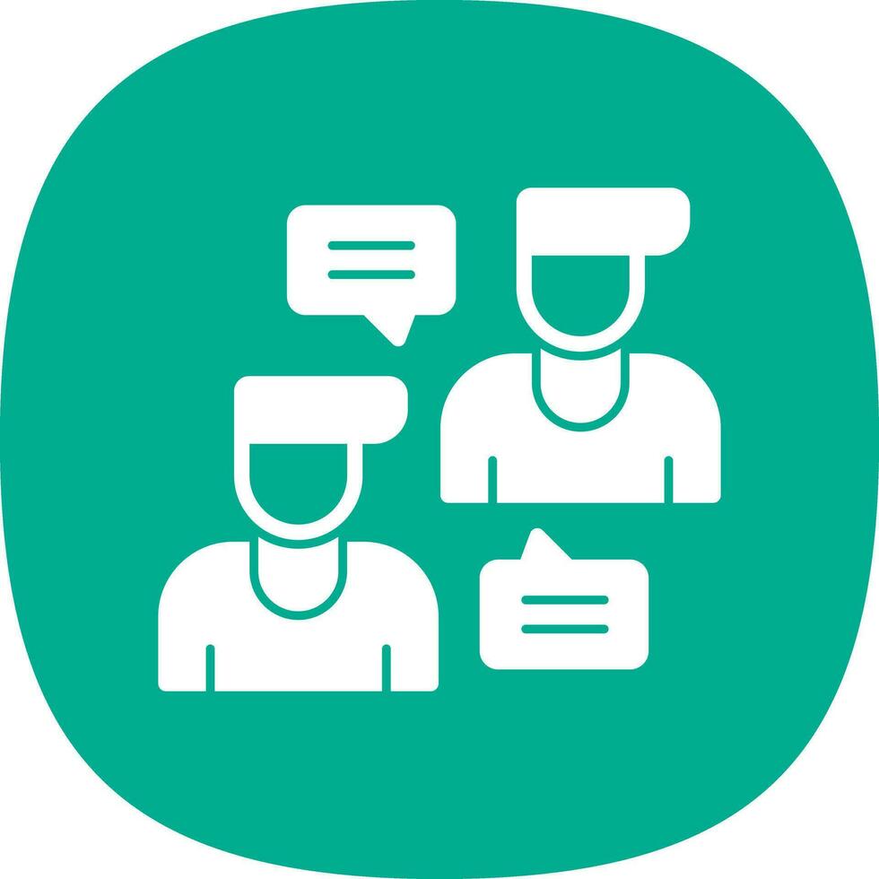 Forum Vector Icon Design
