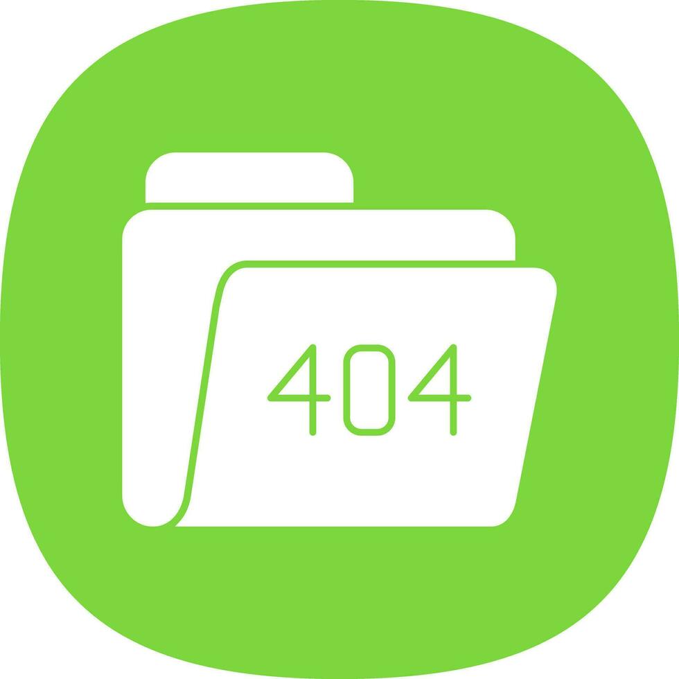 404 Error Vector Icon Design