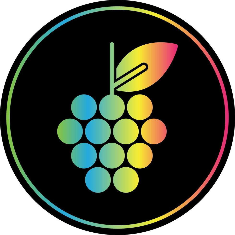 diseño de icono de vector de uvas