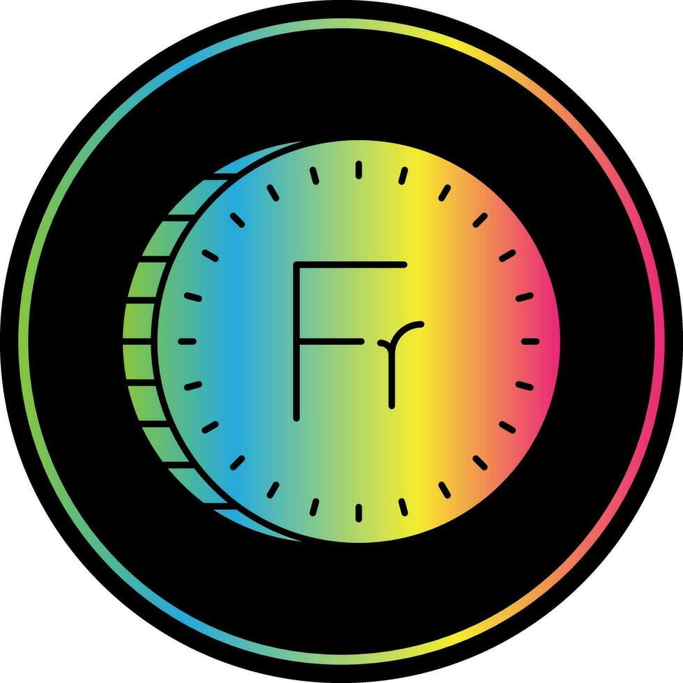 Franc Vector Icon Design