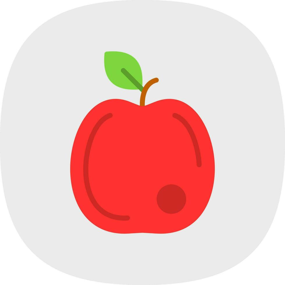 diseño de icono de vector de manzana