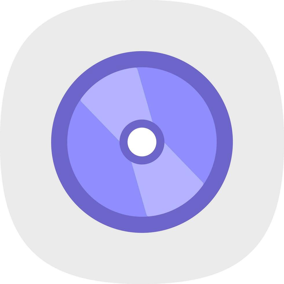 Compact Disk Vector Icon Design