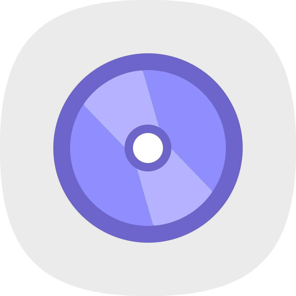 Compact Disk Vector Icon Design