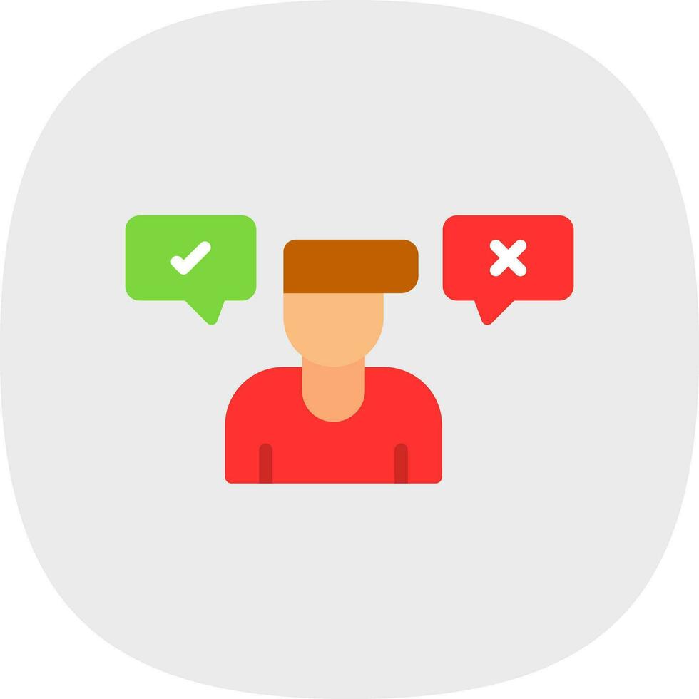 Decision Marker Vector Icon Design