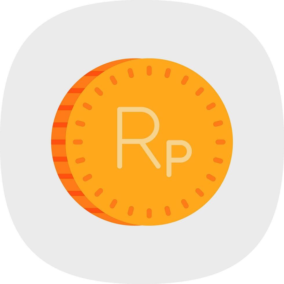 Indonesian Rupiah Vector Icon Design