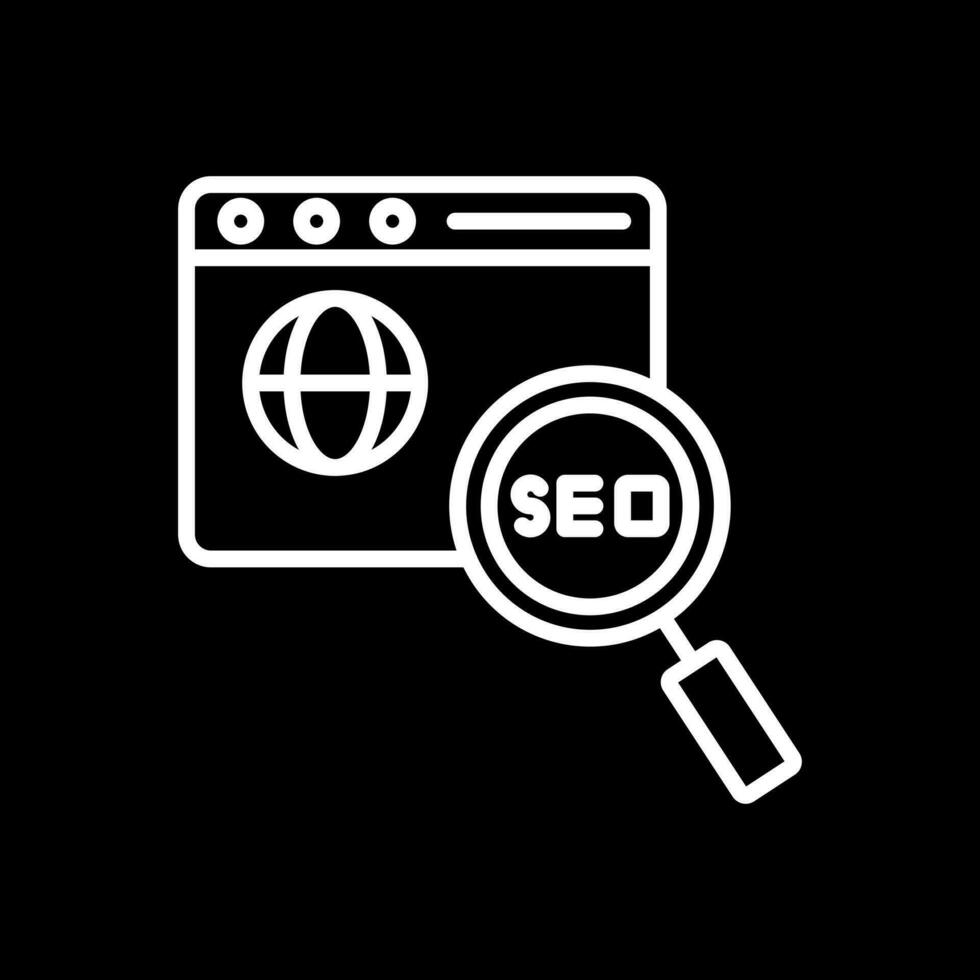 diseño de icono de vector de seo