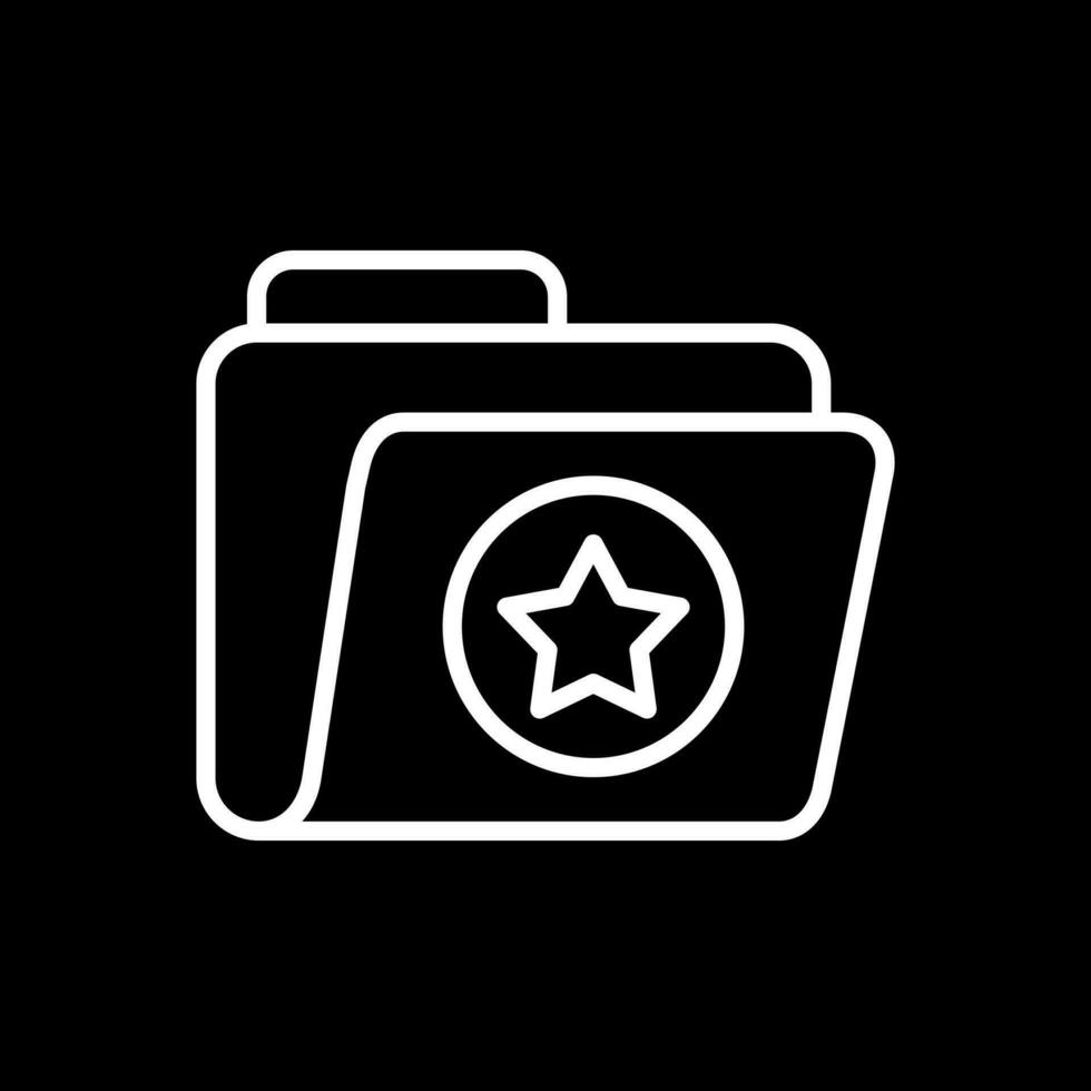 Favorite Folder Vector Icon Design