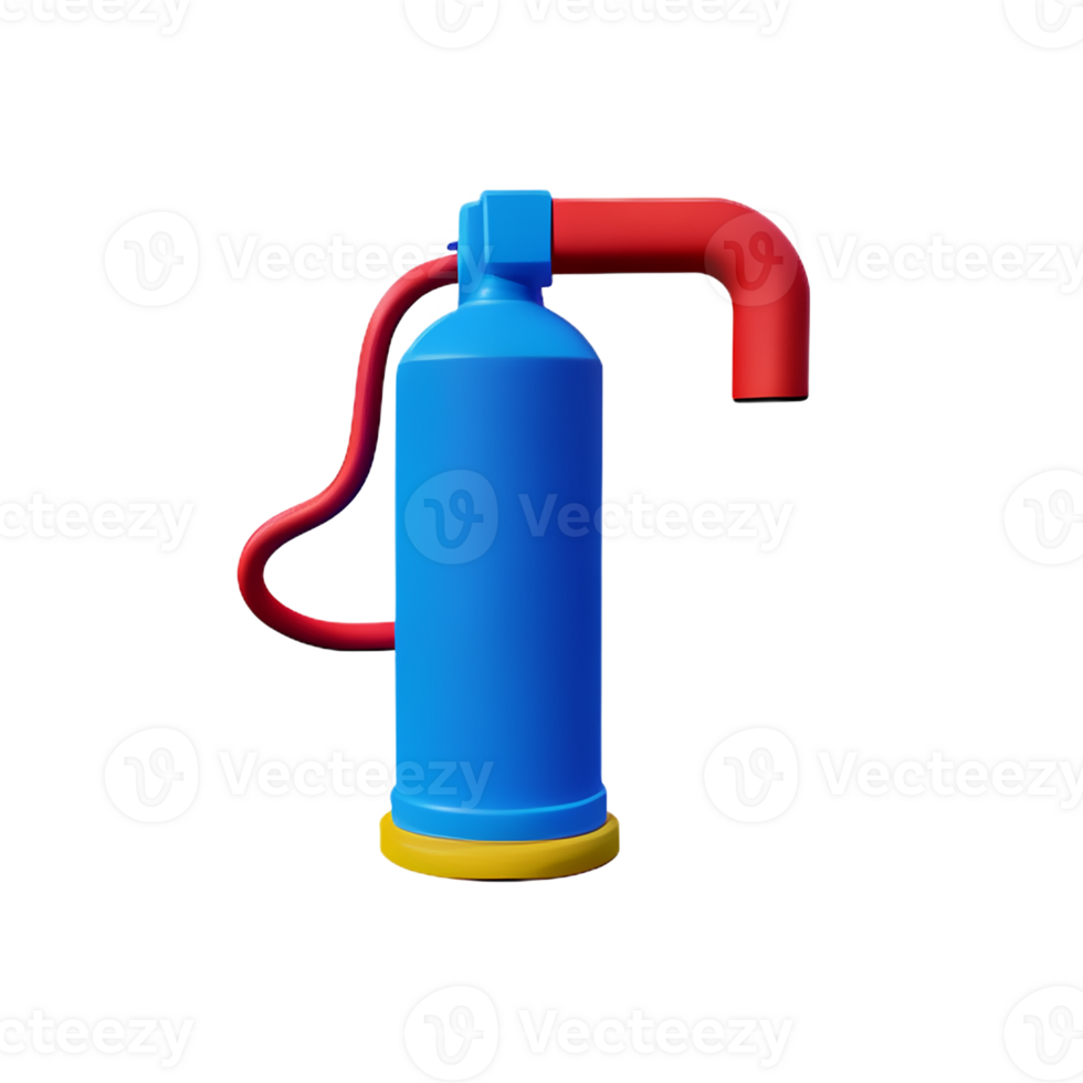 fire extinguisher 3d rendering icon illustration png