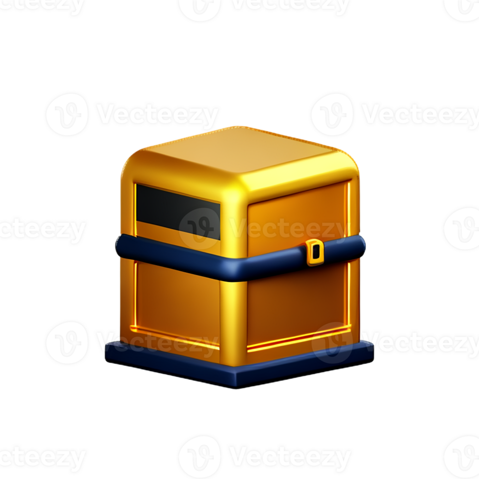 treasure 3d rendering icon illustration png