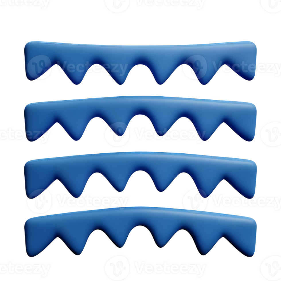 bunting 3d rendering icon illustration png
