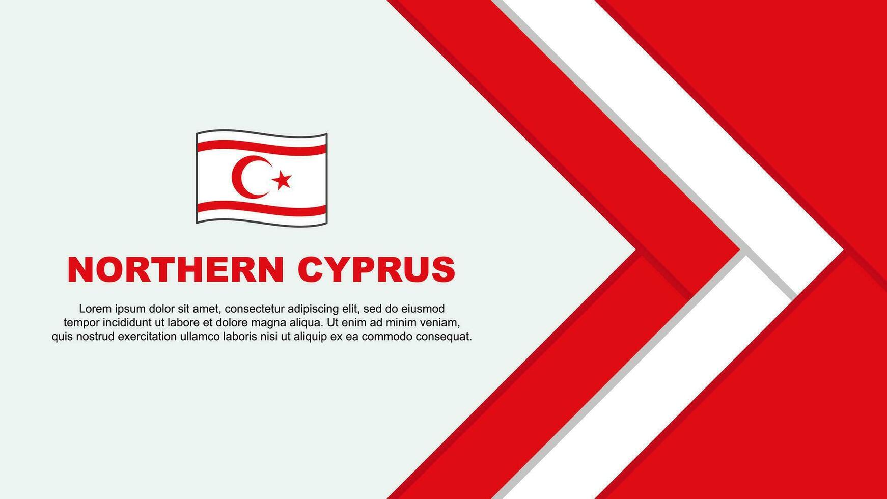del Norte Chipre bandera resumen antecedentes diseño modelo. del Norte Chipre independencia día bandera dibujos animados vector ilustración. del Norte Chipre dibujos animados