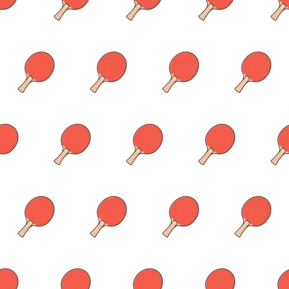 Table Tennis Seamless Pattern vector