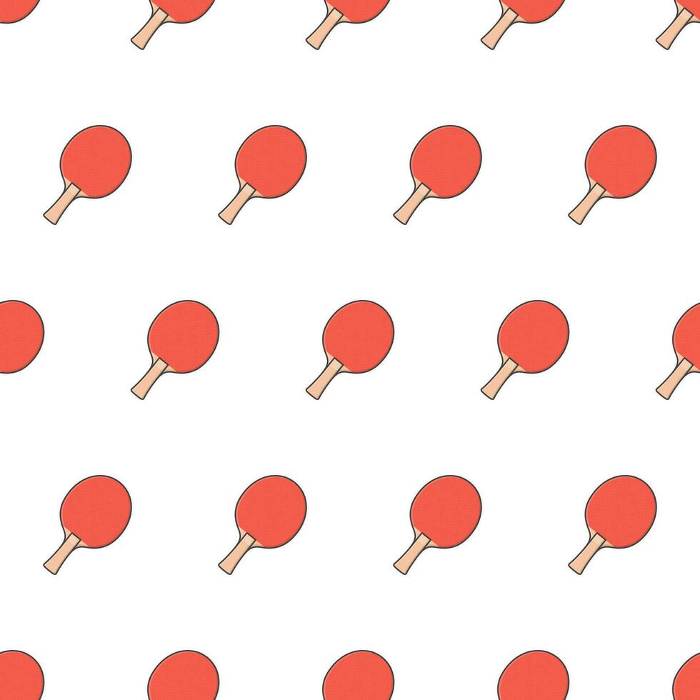 Table Tennis Seamless Pattern vector