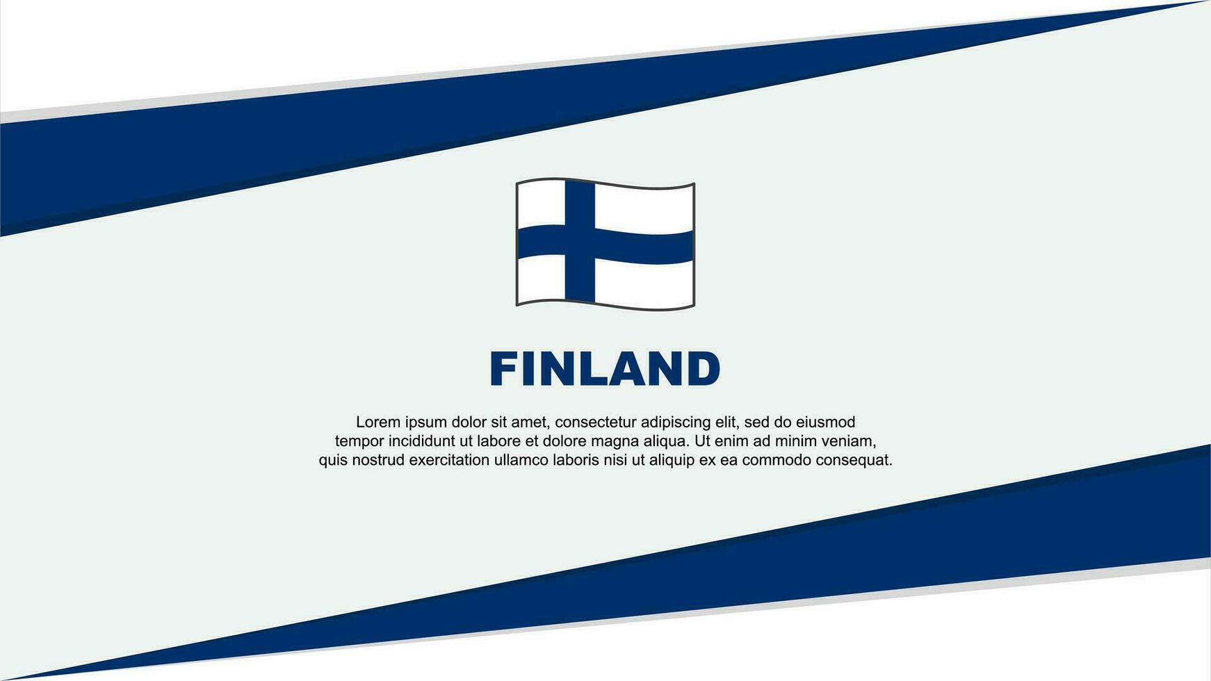 Finlandia bandera resumen antecedentes diseño modelo. Finlandia independencia día bandera dibujos animados vector ilustración. Finlandia diseño