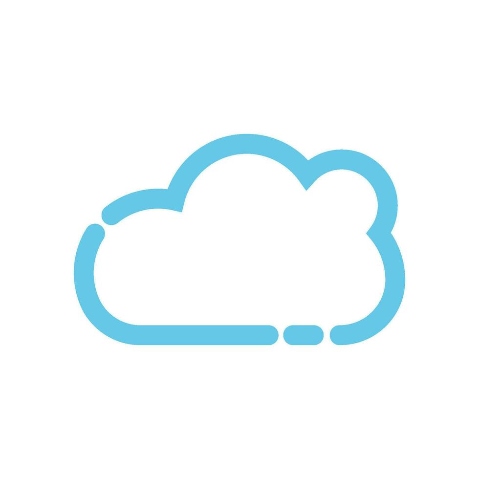 Cloud logo vector template