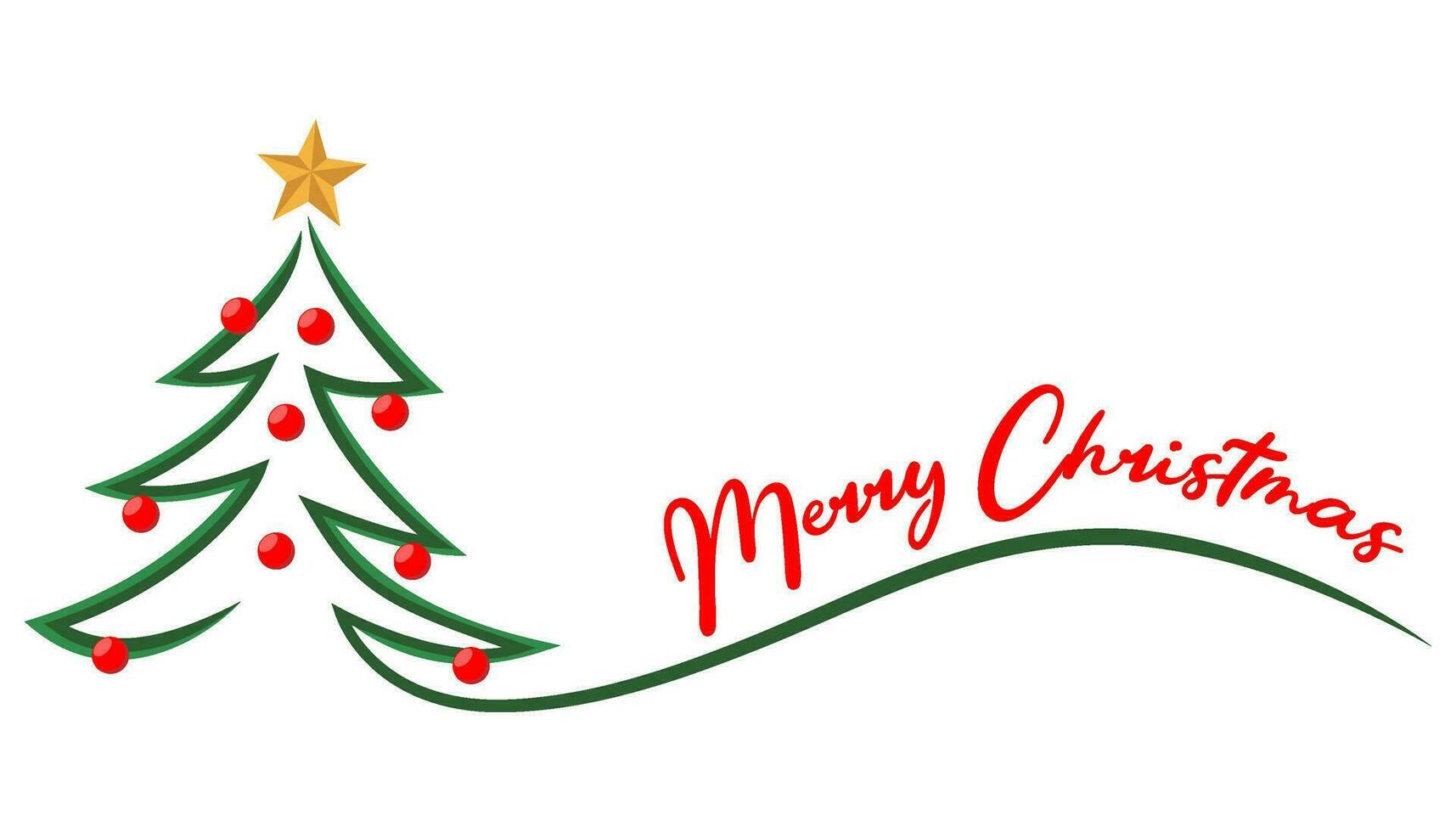 Merry christmas and happy new year banner. Dark horizontal template creative design vector