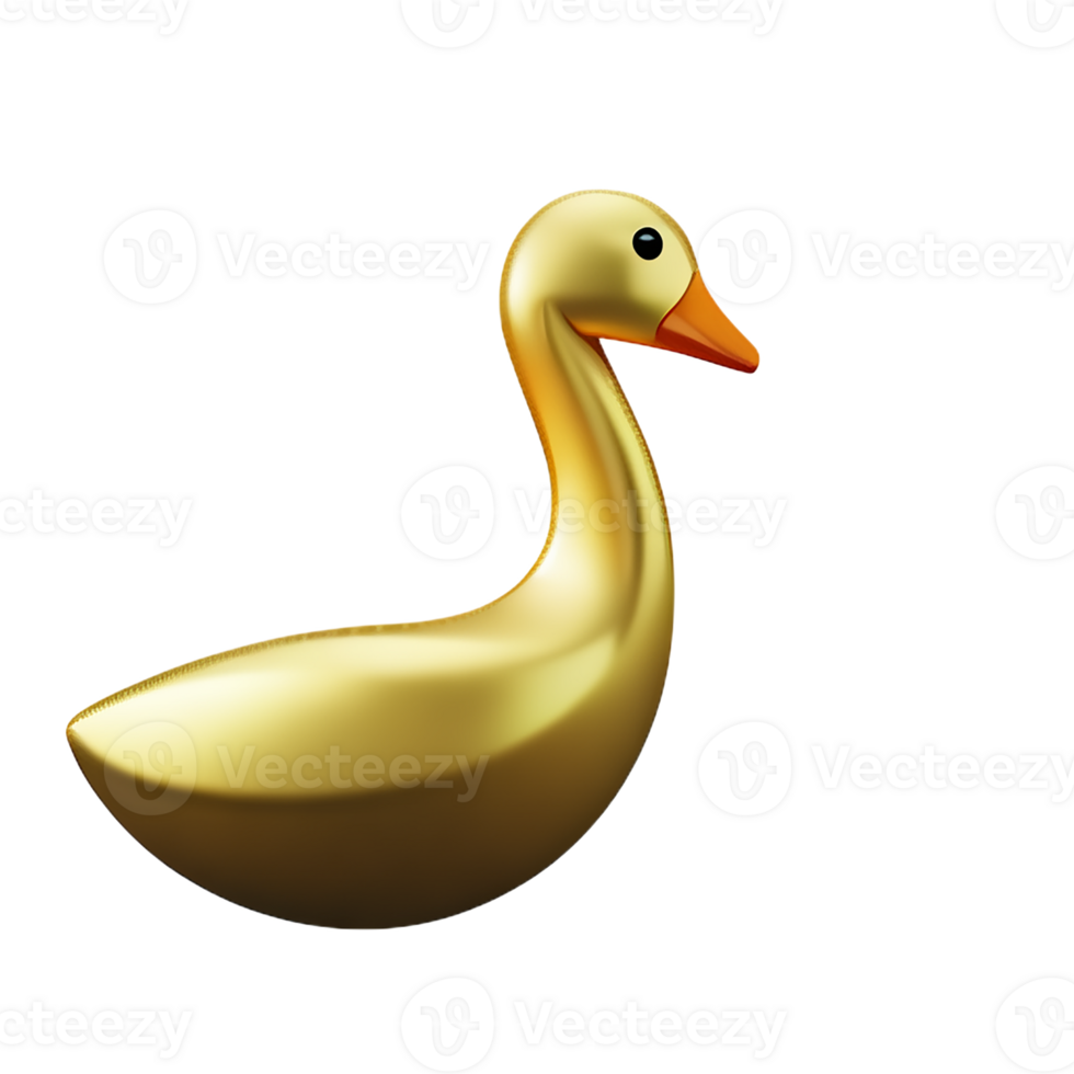 swan 3d rendering icon illustration png