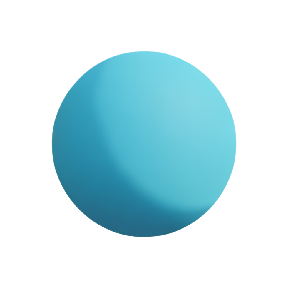 sphere 3d rendering icon illustration png