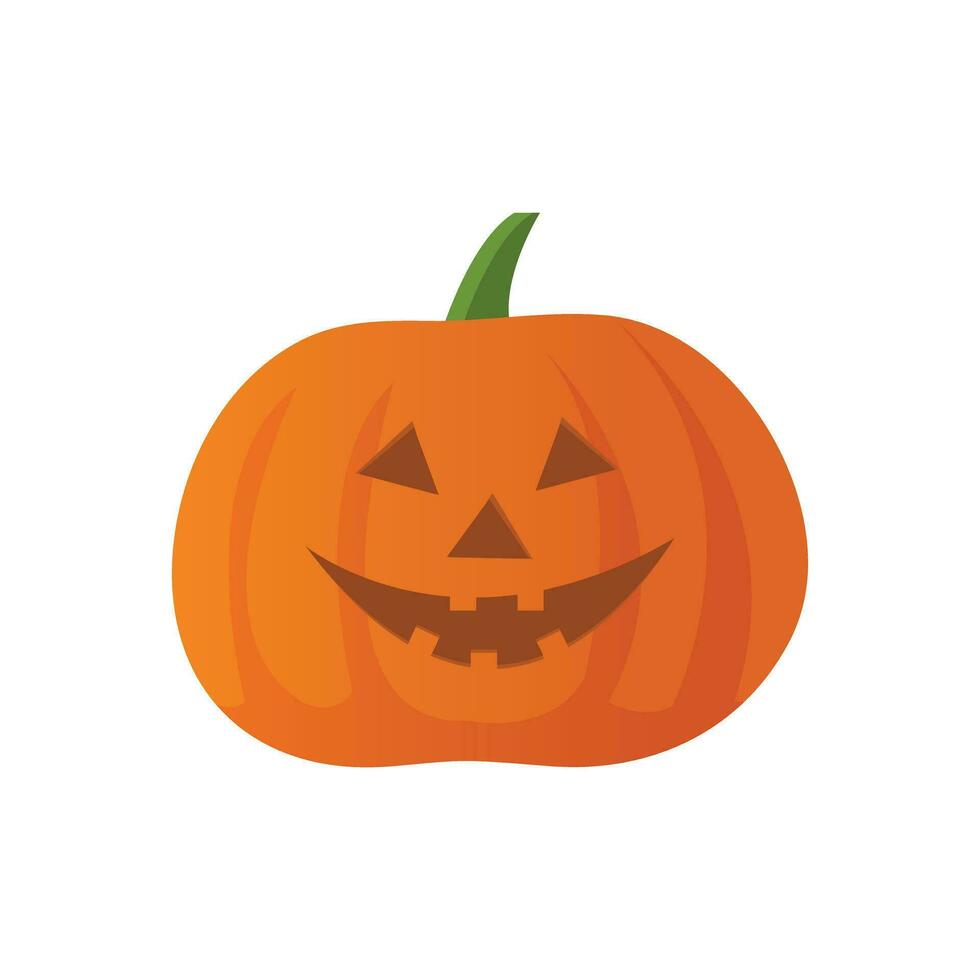 calabaza para Víspera de Todos los Santos. vector