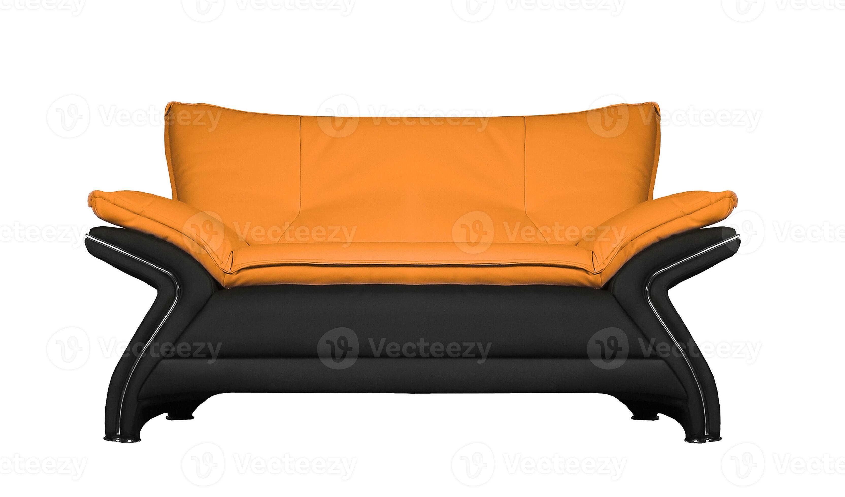 modern black and yellow leather sofa 29435181 Stock Photo at Vecteezy