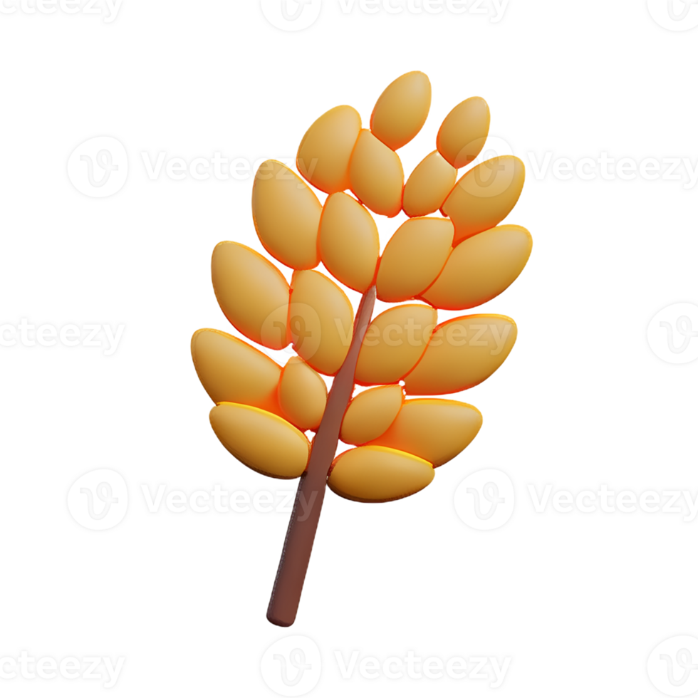 grain 3d rendering icon illustration png
