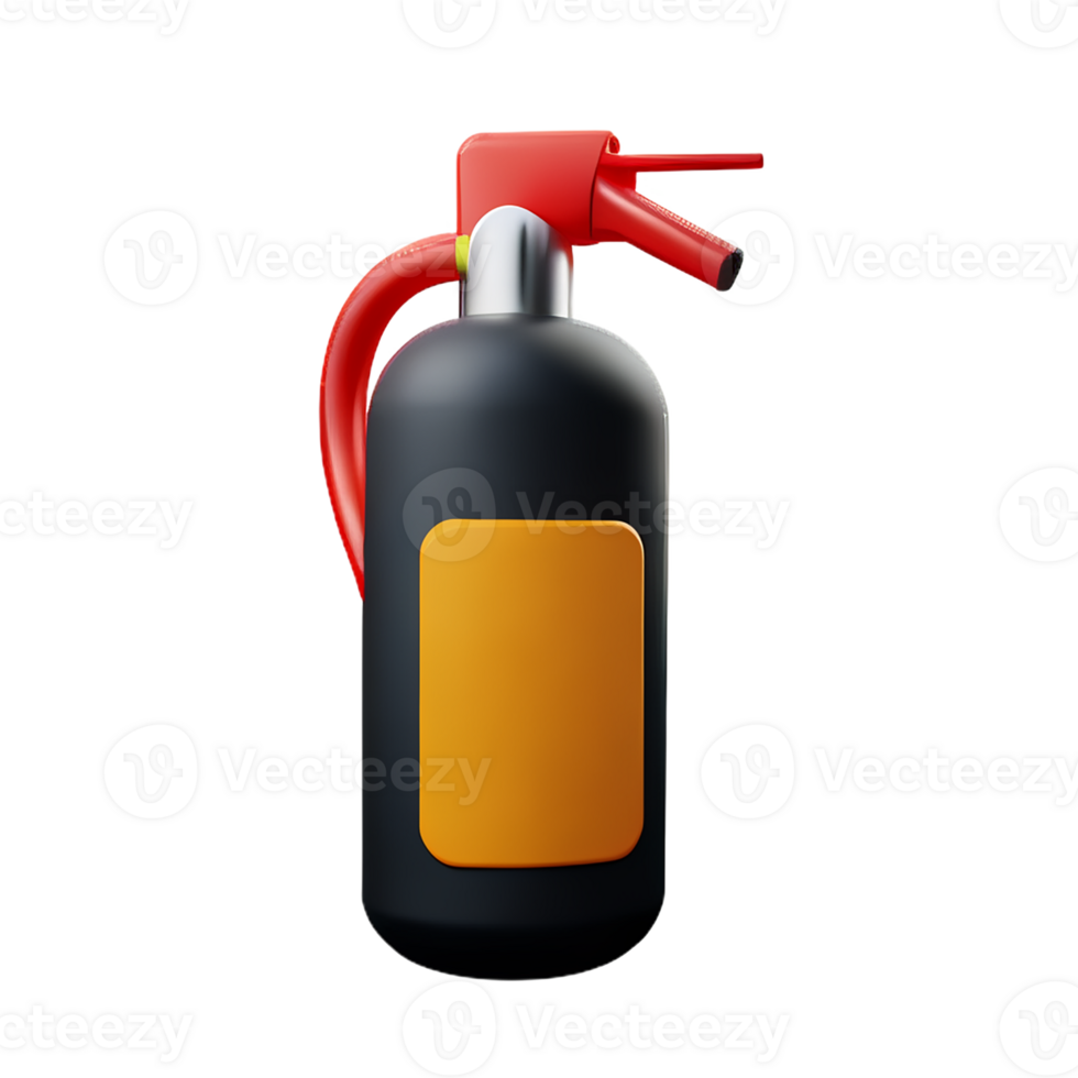 fire extinguisher 3d rendering icon illustration png