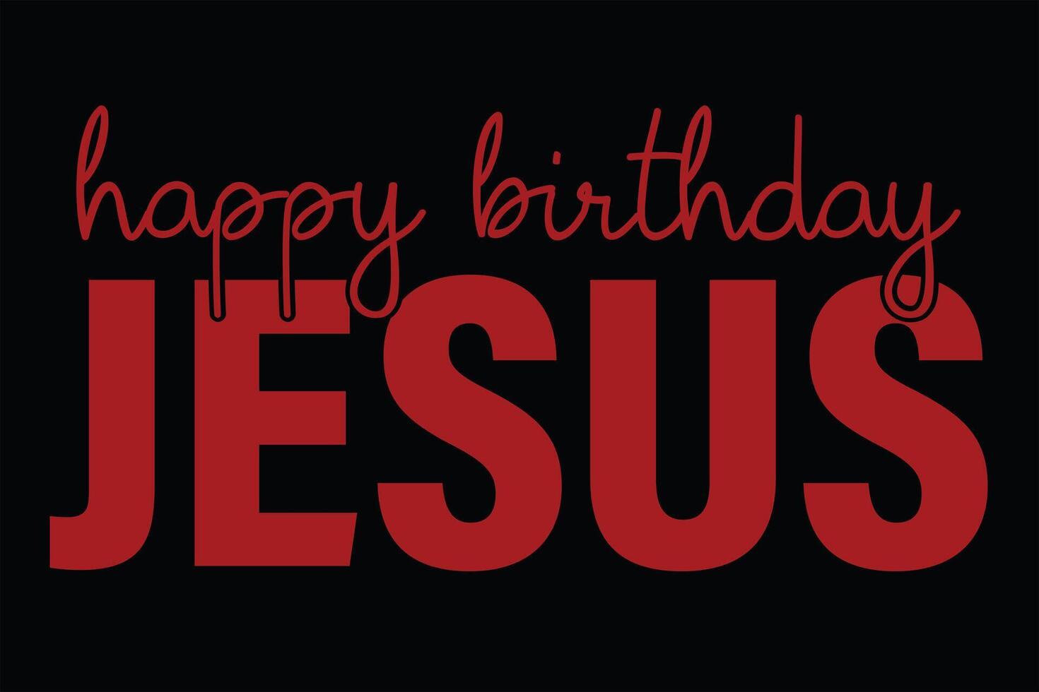 Happy Birthday Funny Christian Birthday T-Shirt Design 29435446 Vector