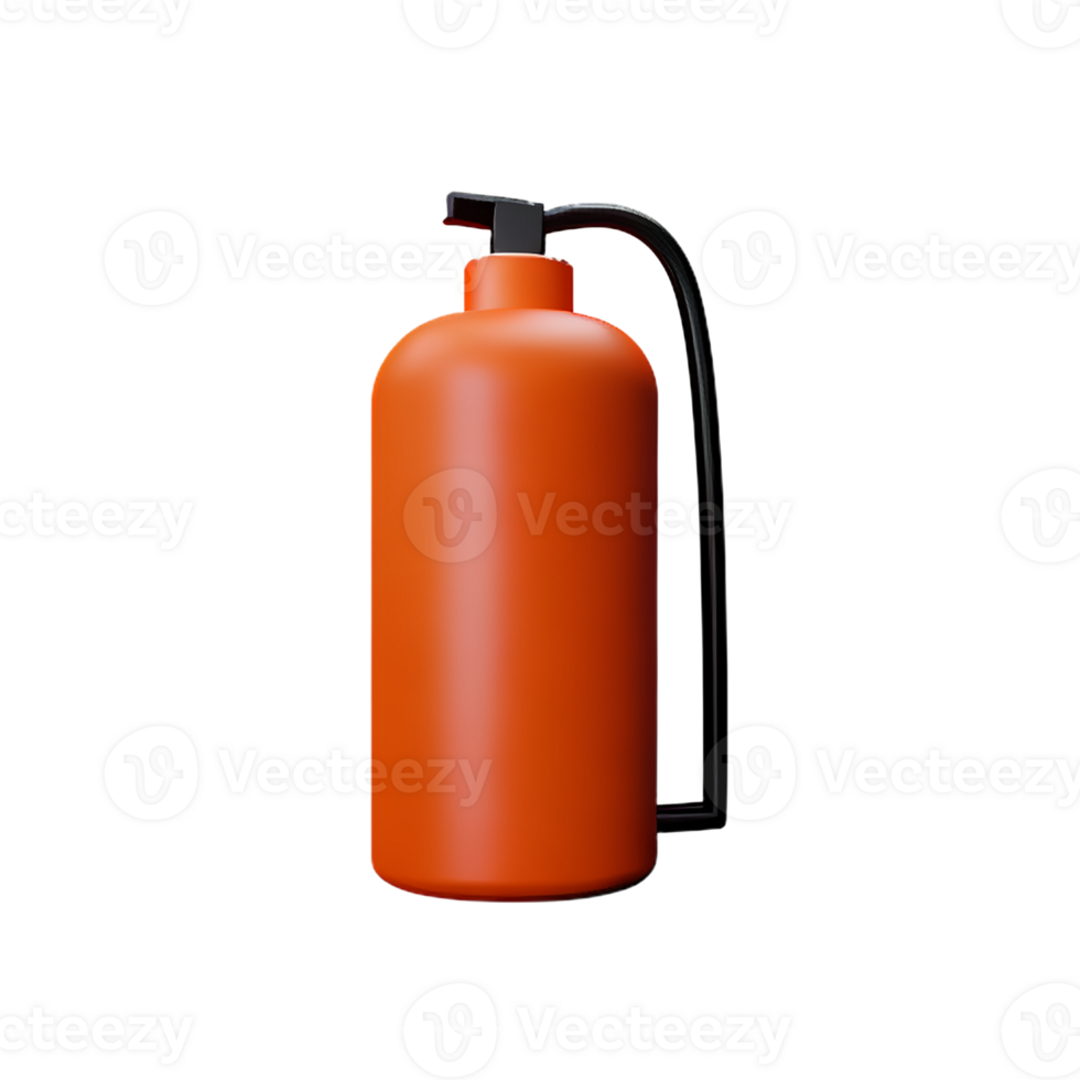 fire extinguisher 3d rendering icon illustration png