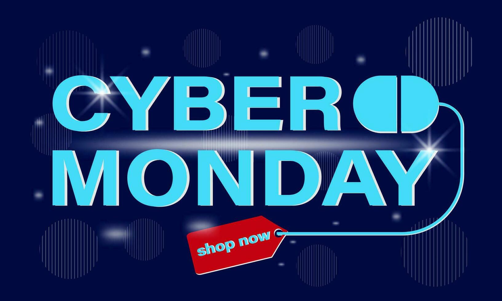 Cyber Monday deals Sale banner template design. Cyber Monday sale up. vector