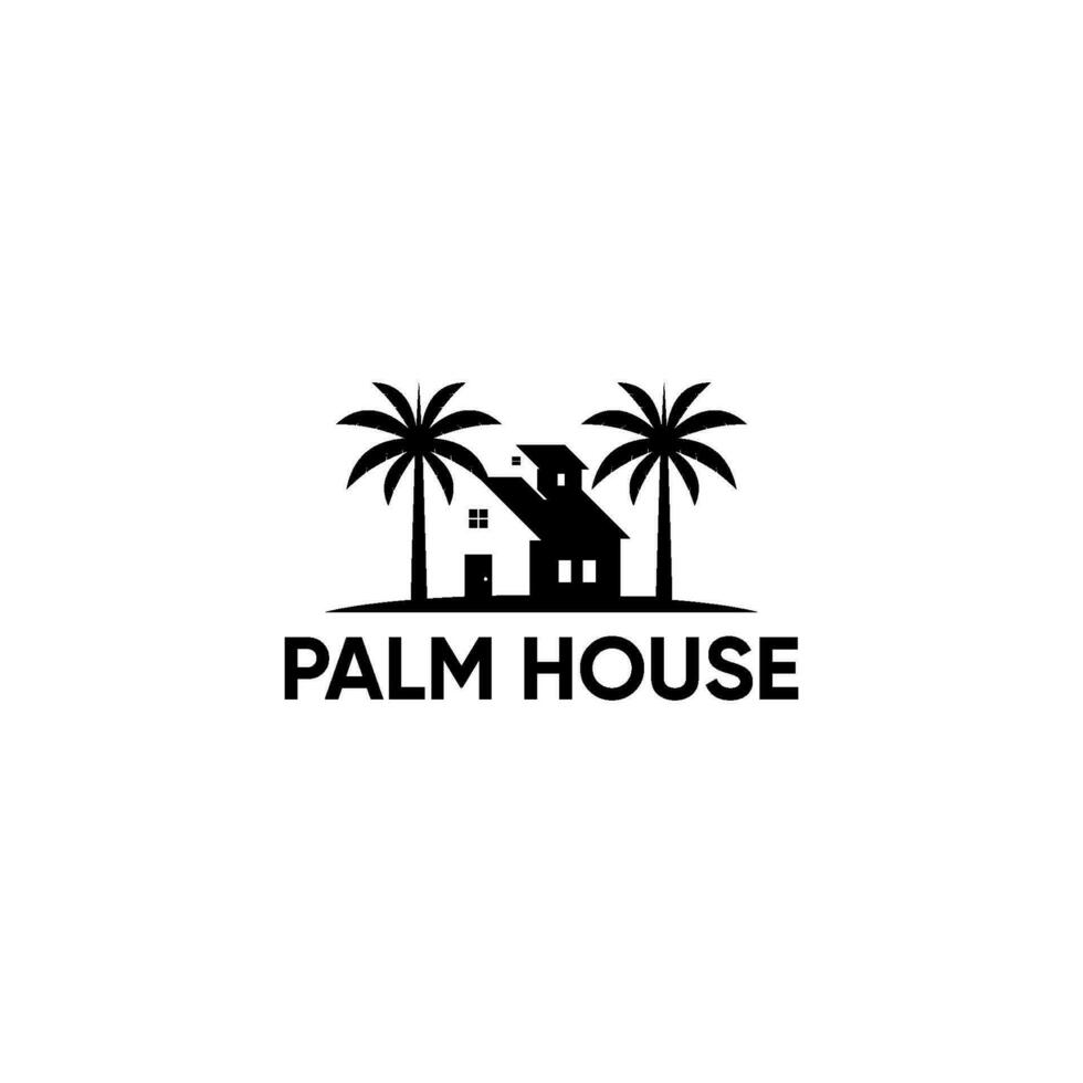 PALM HOUSE VECTOR LOGO