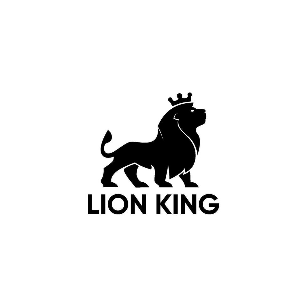 MODERN LION KING VECTOR LOGO