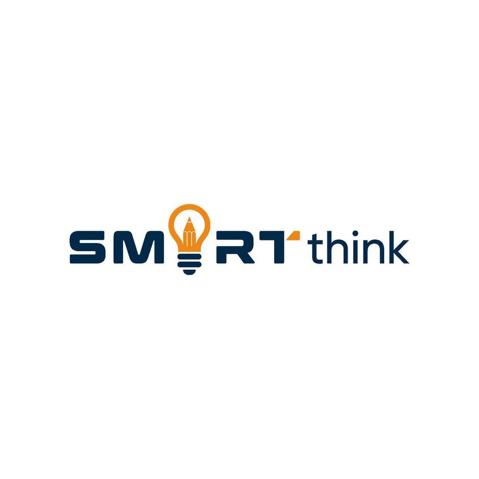 MODERN TYPOGRAPHY SMART THINK  VECTOR DESIGN