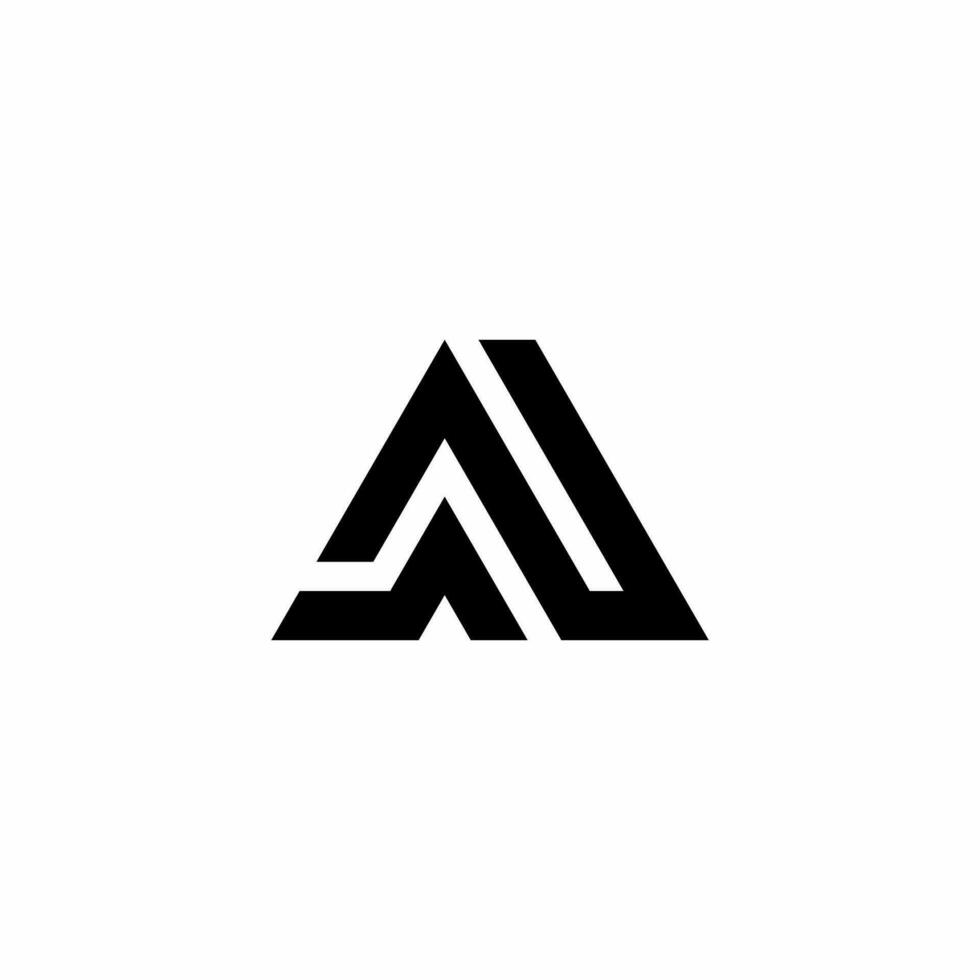 LETTER A MODERN VECTOR DESIGN