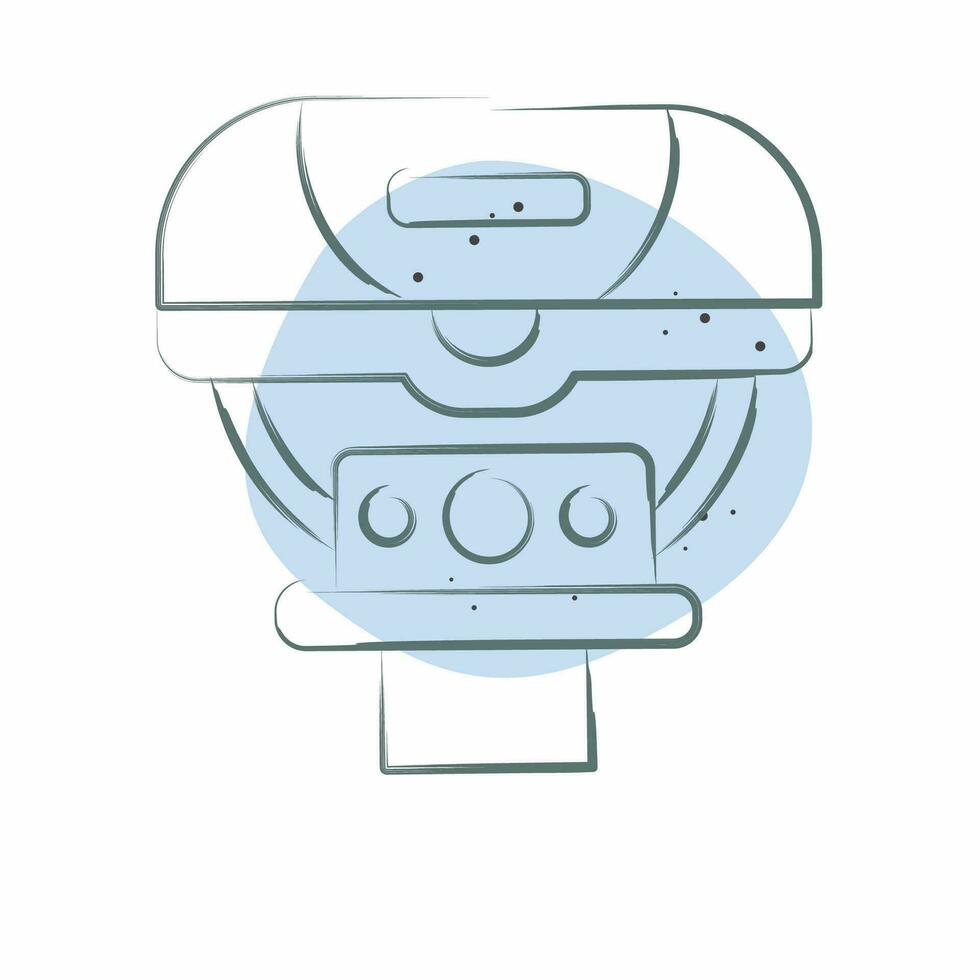 Icon Light related to Bicycle symbol. Color Spot Style. simple design editable. simple illustration vector