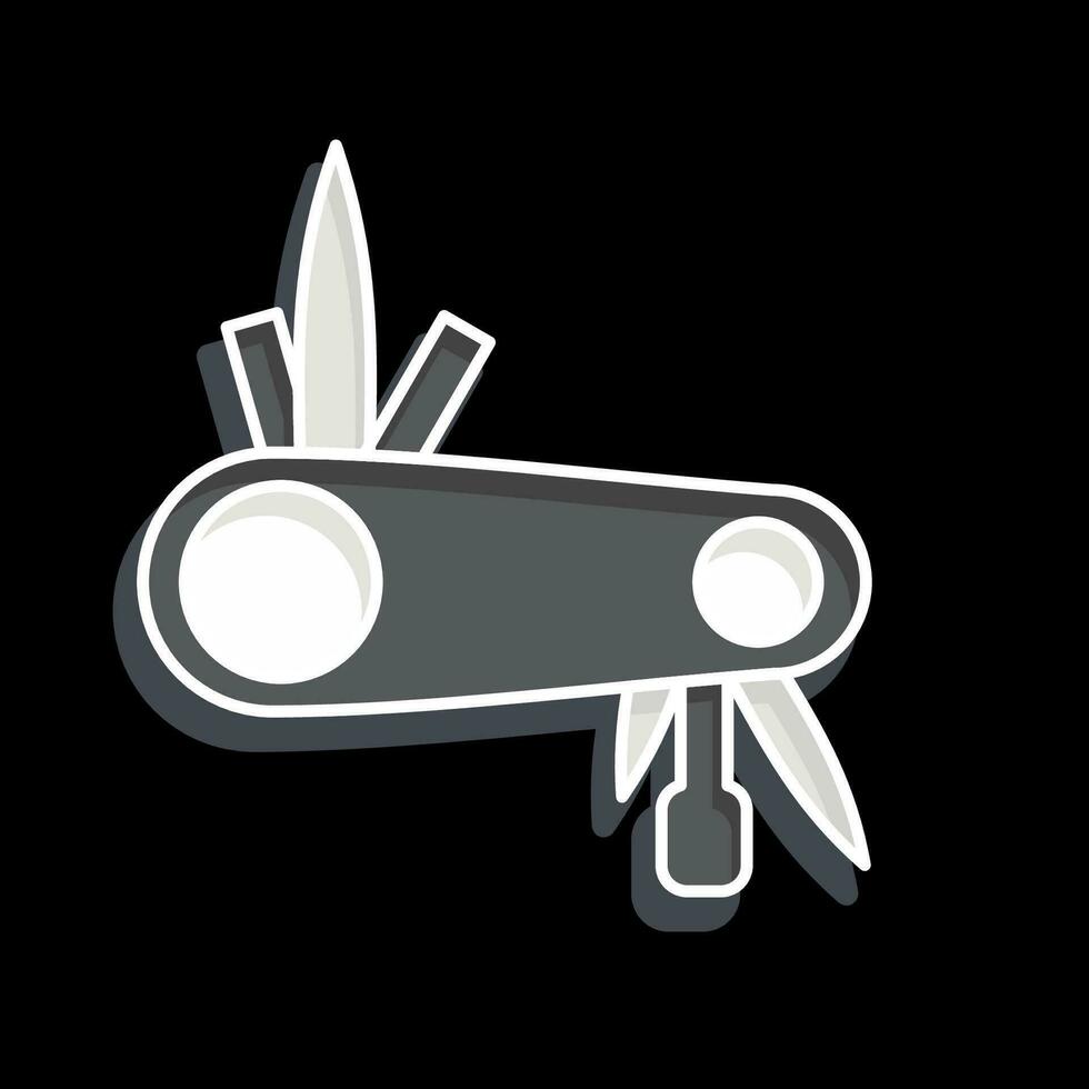 Icon Multitool related to Bicycle symbol. glossy style. simple design editable. simple illustration vector