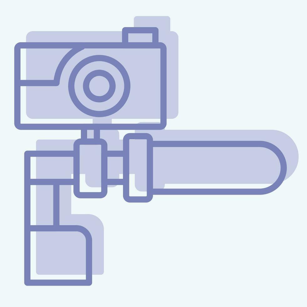 Icon Camera related to Bicycle symbol. two tone style. simple design editable. simple illustration vector