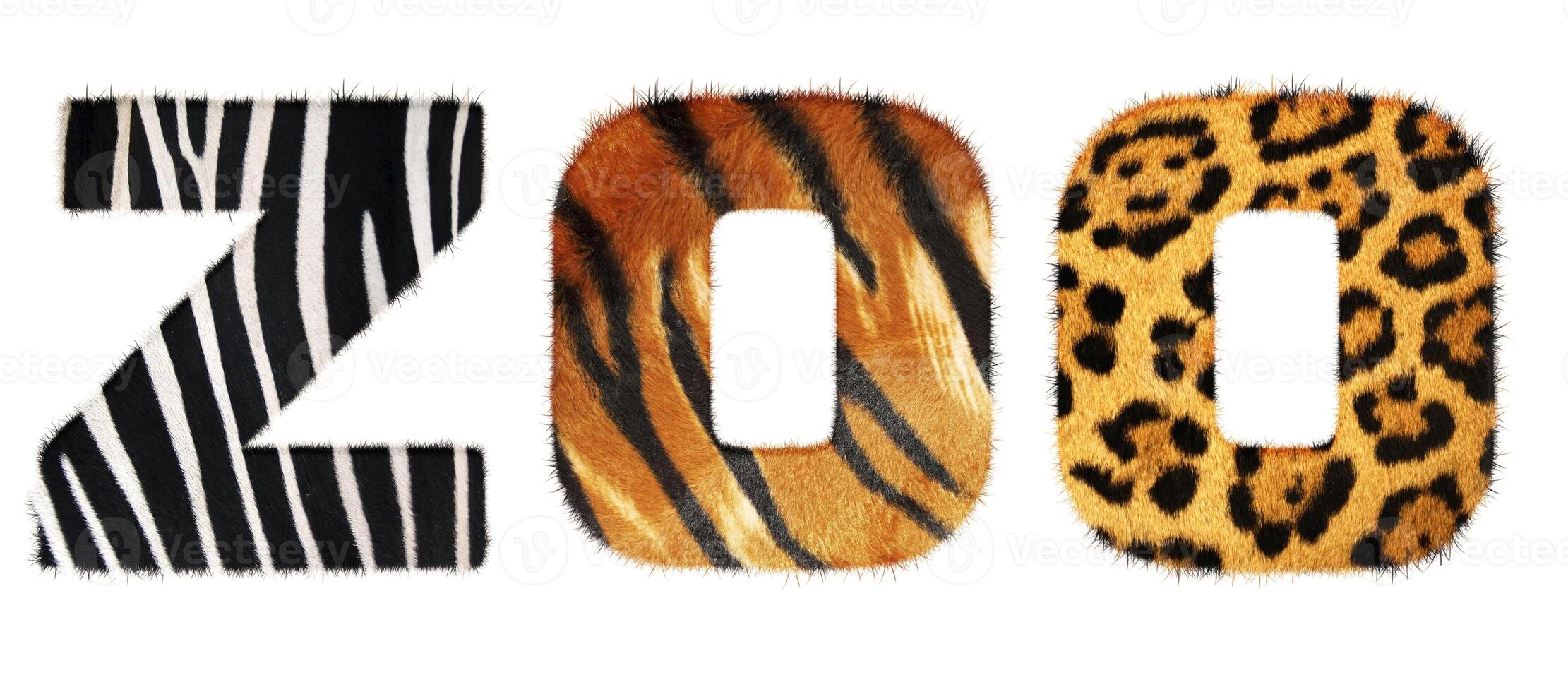 Zoo word from fur alphabet 29439891 Stock Photo at Vecteezy
